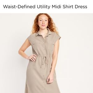 Old Navy Dress Large Khaki